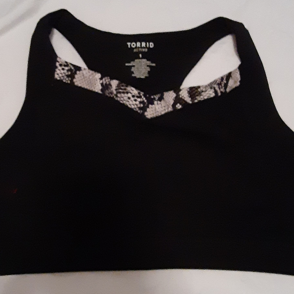 Torrid Active Bra Size 1 Black
